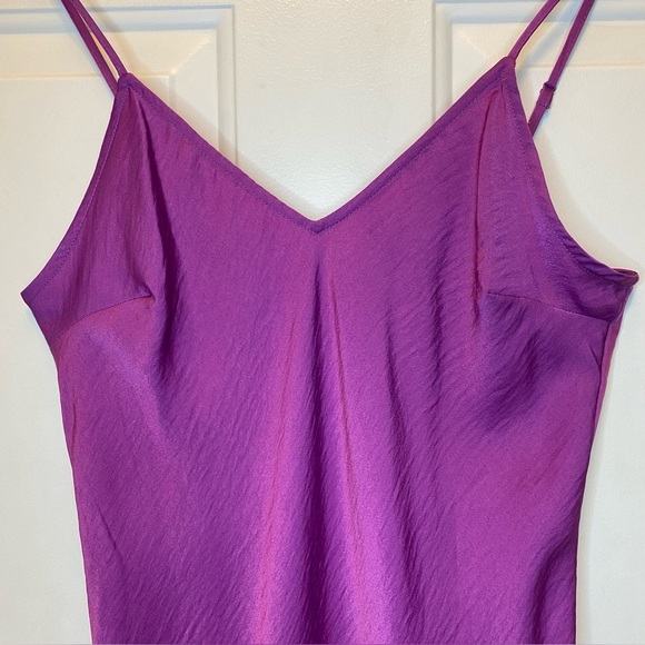 A New Day Vibrant Purple Slip Dress Adjustable Straps Sz Small NWT - Picture 2 of 12